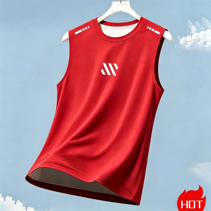 Summer Men's retro Fitness Tank Top Breathable quick drying sports men's t-shirts and tank tops 3D pattern Gym Sleeveless T-shir