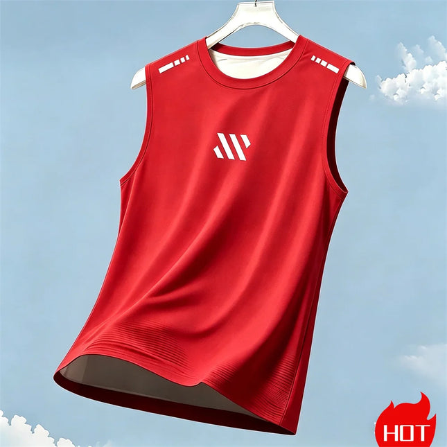 Summer Men's retro Fitness Tank Top Breathable quick drying sports men's t-shirts and tank tops 3D pattern Gym Sleeveless T-shir