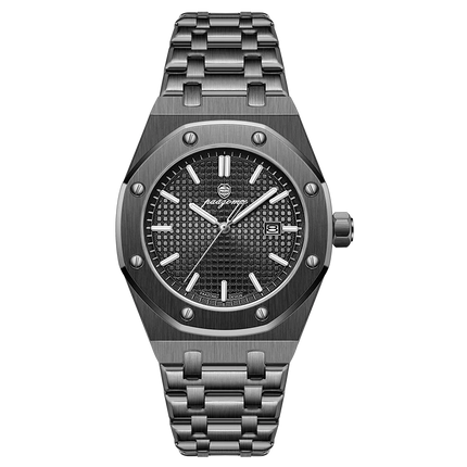 PAAZOMU Luxury Square Men's Quartz Watch Waterproof Luminous Date Men's Watch High Quality Stainless Steel Business Men's Watches