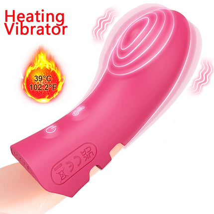 Rabbit Finger Vibrator for Women Vagina Vibrator Clitoris Nipples Stimulator Female Masturbator Interaction Sex Toy for Couples