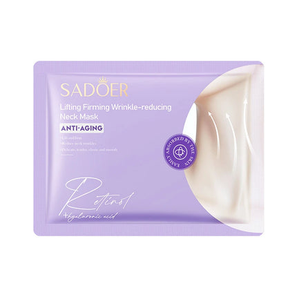 Peptide Firming Neck Mask Lifting And Firming Neck Skin Reduce Fine Lines Deeply Moisturize Makes Skin Glow Nourishing Neck Care