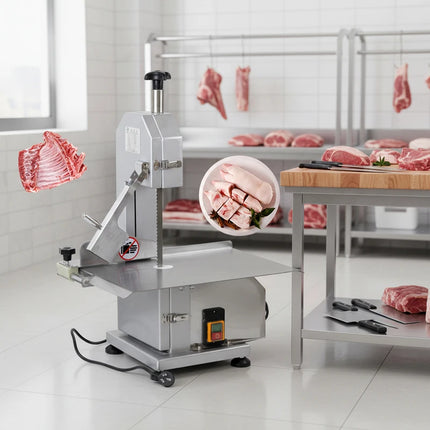Electric Bone Saw Cutting Machine Food Processor Commercial Desktop Electric Bone Saw Cutter Bone Cutter Small
