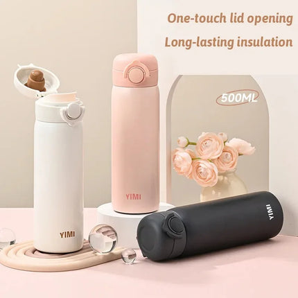 500ML Thermos Bottle Vacuum Flasks Tumbler 316 Stainless Steel Thermal Water Bottle Keep Hot And Cold Insulated Cup Drinkware