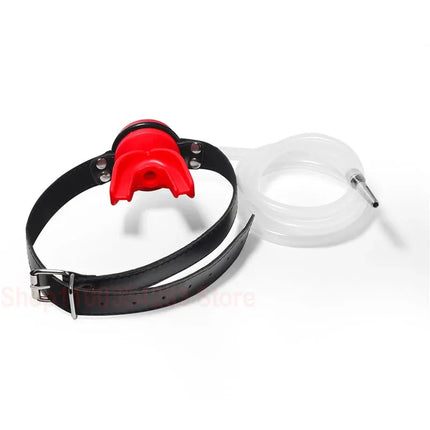 New Piss Urinal Flow Into Mouth Gag Urethral Catheter Plug Bondage Fetish Harness Slave BDSM Gay Adult Games Sex Toys For Man