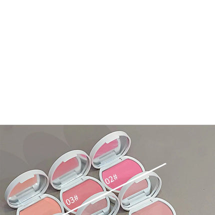 Monochrome Soft Mist Blush Highlights Cream Tangerine Peach Natural Apricot Nude Pink Cheek Purple-Blue Matte Brighten Makeup