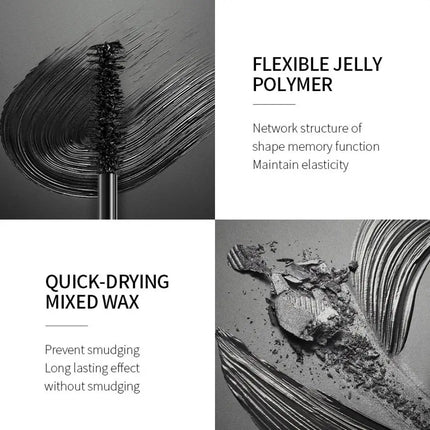 CARSLAN Dual Head 3D Mascara Curling Volume Up&Down Lashes Thick Lengthening Eyelashes Waterproof Long-wearing Mascara Makeup
