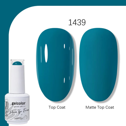 Arte Clavo TPO FREE HEMA FREE Gel Nail Polish UV Multi Use Semi Permanent Soak Off Autumn Winter Nail Art Hybrid Varnish 15ml
