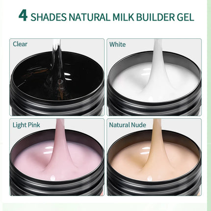 Nailpop Professional Builder Gel UV Hard Gel for Nail Strengthen Quick Building Long Lasting Soak Off Extension Gel 30/100g