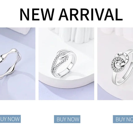 Shine Zircon Ring 925 Silver Original Stone Multi Layer Simple Infinitely Wide Rings For Women FineJewelry Wedding Party Gift