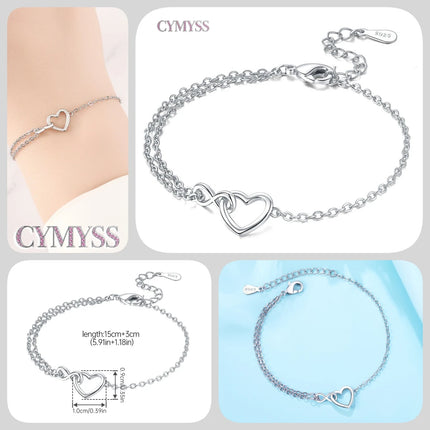 Original 925 Sterling Silver Butterfly Bracelet Zirconia Tennis Ball Women Fashion Simple Engagement Wedding Charm Jewelry Gift