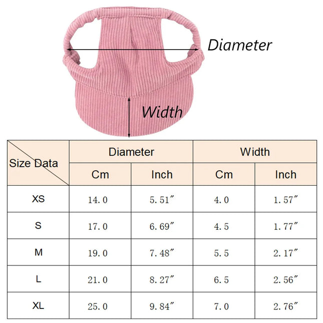 Fashionable Pet Dog Hat with Adjustable Sun Protection XS to XL Size for Small Medium Large Dogs Pet Outdoor Supplies Accessories