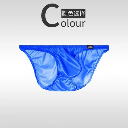 Clearance Sale Underwear men's briefs personalized Shining underwear man black Red Blue party Underwear