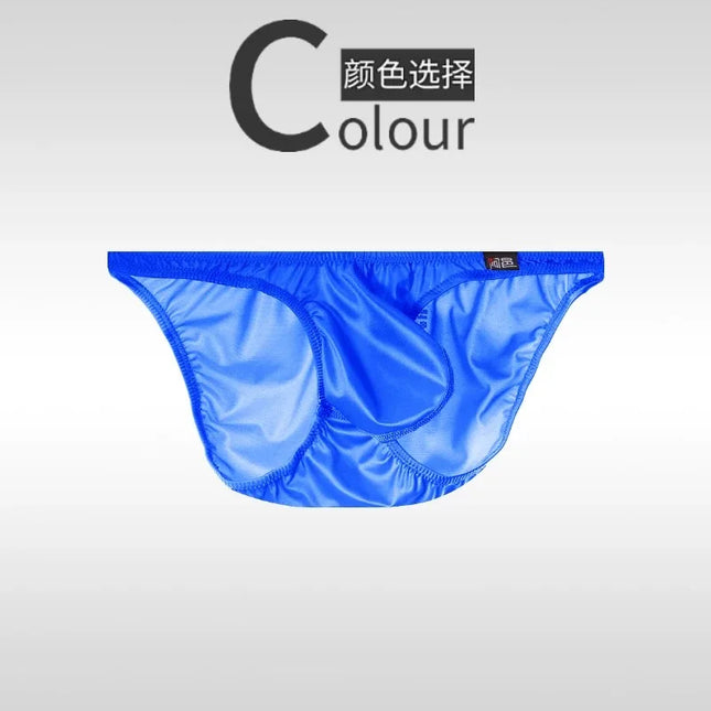 Clearance Sale Underwear men's briefs personalized Shining underwear man black Red Blue party Underwear