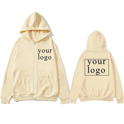 Custom Print Zip Hoodie / Hoodie Zippé Imprimé Personnalisé