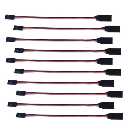 10pcs 100mm 150mm 200mm Servo Extension Cord 300mm 500mm Male to Female 10cm Servo Lead Wire For RC Futaba JR Connector