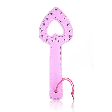 Riveted Heart Slapper Paddle Spanking Adult Game for Couples Sex Toy Flogger Whip Fetish Slave Flirting Bondage Boutique Studded