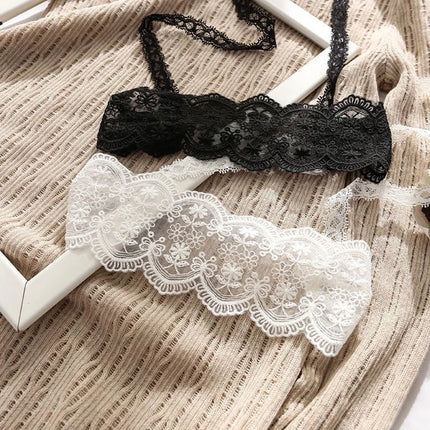 Sexy Black White Lace Transparent Eye Masks Women Sexy Lingerie Cosplay Costumes Erotic Accessories Bandage Strap Eye Covers