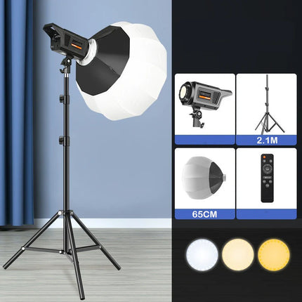 Video Studio Kit 150W Photography Light Dimmable Remote Control LED Lamp 2m Tripod Flash Studio Accessories 3000-6000K 3 Colors