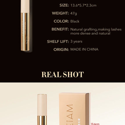 IMAGIC Mascara 4D Black Silk Fiber Long-lasting Waterproof Volume Lengthening Eyelashes Natural Curling Makeup Korean Cosmetics