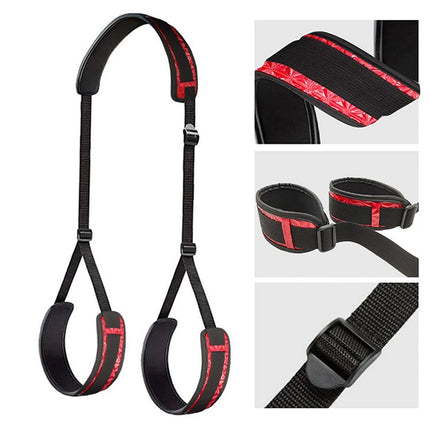 【YA】Couples Intimate Tools Incorporate Self Belt Configurations With Sex Swing Leg Spreader Rope Systems