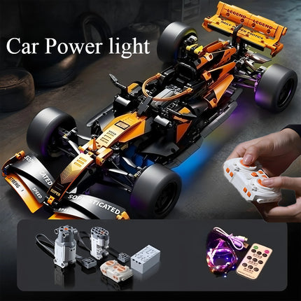 racing cars, racing car models, 1:10 DIY super sports car building block puzzle toys, children's and adult gifts