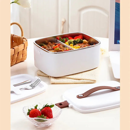 Electric lunch box Home car 2-in-1 thermal insulation portable bento box office office heating lunch box