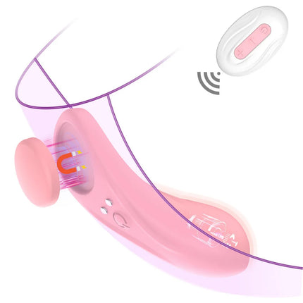 Wearable Clitoris Vibrator Women Panties Vibrator APP Remote Control Clit Stimulator Magnetic Anti-detachment Sex Toy for Women