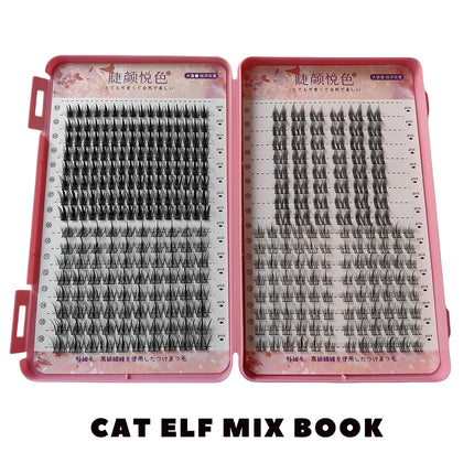 32 Rows Large Capacity Eyelashes Extension Professional Individual Cluster DIY Lashes Natural False Eyelashes Makeup Products