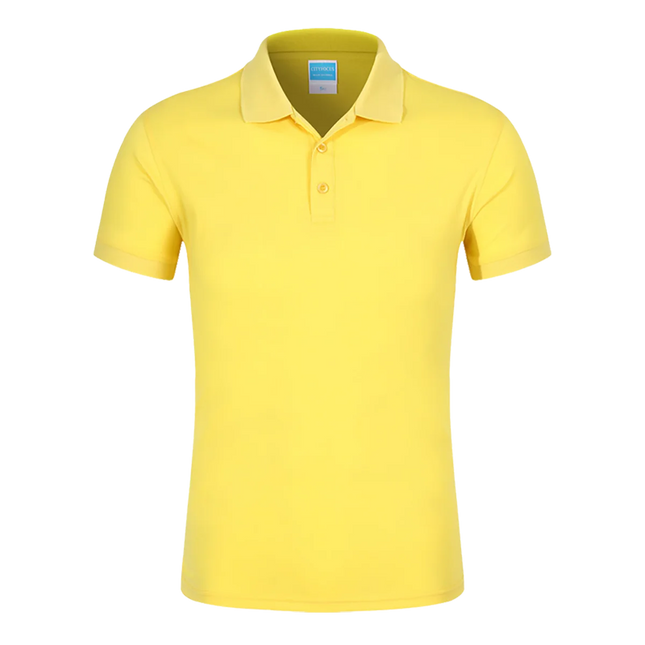 POLO shirt Men's Solid Color Short Sleeved top Team Clothing Customization Red Orange and Other Colors Customization