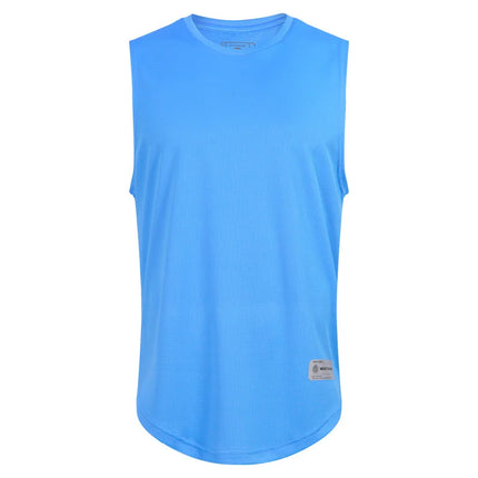Quick Drying Elastic Sports Sleeveless T-Shirt Shirt Custom Printing Logo Embroidery Men's and Women's Running Fitness Vest