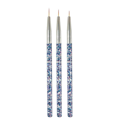 New 3/15PCS Nail Art Brushes for Manicure Builder Gel Nail Gradient Brush Thin Nail Brush Gel UV Polish Manicure Tools XJS09
