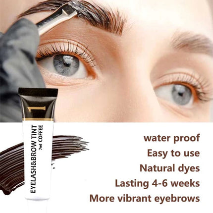 3 Colors Eyelash Eyebrow Dye Tint Kit Lasting Fast Tint Brow Dye Gel Eyebrow Cream Brow Enhancers  Mascara Makeup Tool New