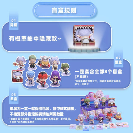 Hot Toys Frieren COSBI Blind Box Mini Figure Anime Doll Trendy Toy Action Figure Desktop In-Vehicle Ornament Mystery Box Gift