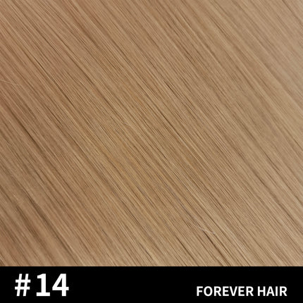 FOREVER HAIR 50g/pc 16" 18" 20" Remy Human Hair Weft Dark Brown European Straight Hair Extensions Natural Luxury Hair Weave