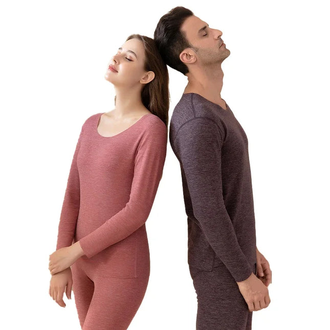 Women's Thermal Underwear Cashmere Suit Thermal Clothing Woman for Cold Seamless Thick Double Layer Winter Cloting