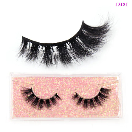 LEHUAMAO 3D Mink Lashes Makeup Eyelashes Fluffy Natural long fake lashes Full stripe reusable False Eyelash Extension 1 Pair