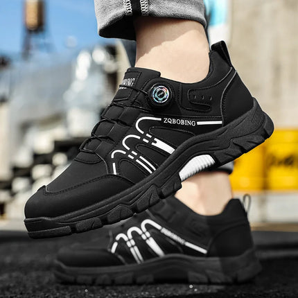 Spring and Autumn Style Driving Business Large Size British Style Comfortable Work Non-Slip Wear-Resistant Casual Shoes Korean Style Trendy Elastic Men's Shoes