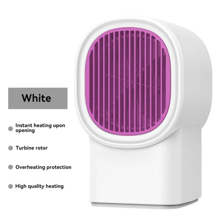 Household Heater EU/US Portable Energy-saving Desktop Heater High-power Office Dormitory Study Electric Heater Fast Heating 2026