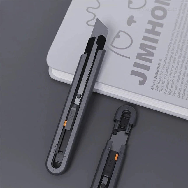 New Portable Mini Utility Knife Carbon Steel Blade Safety Lock Stretch Pocket Professional Paper Cutter Multifunction Tools Set