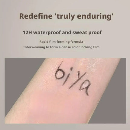 Waterproof Grey Brown Eyeliner Gel Pencil Ultra-fine Matte Smooth Eyeliner Pen Smudge Proof High Pigmented Eyeliner Pencil