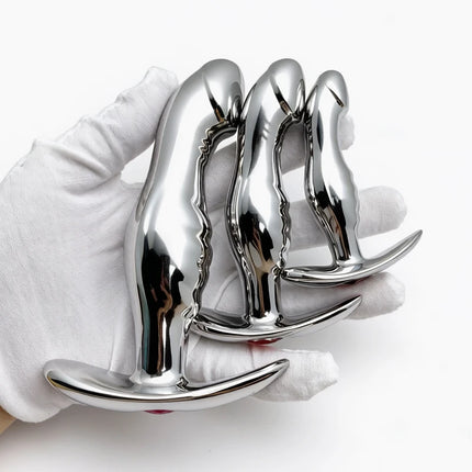 Metal Anal Plug,Butt Anal Plug,S/M/L Sizes,Unisex Adult Sex Toys for Men Women For Female Male Gay,Anal Massager,Pleasure Toy