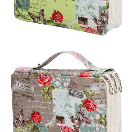 72/120/168/200 Slots School Pencil Cae for Girls Stationery Box Organizer Large Capacity Pencilcase Kawaii Pen Bag Office Pouch
