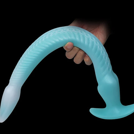 Eel Tentacle Anal Plug Super Long Anal Plug Soft Liquid Silicone Anal Dilator Women's Men's Anal Massage Adult Products