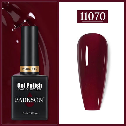 Parkson 12ML Nail Gel Polish HEMA TPO FREE Full Coverage 279 Color Gel Pigment Professional Nail Art Long Lasting Gel Varnish