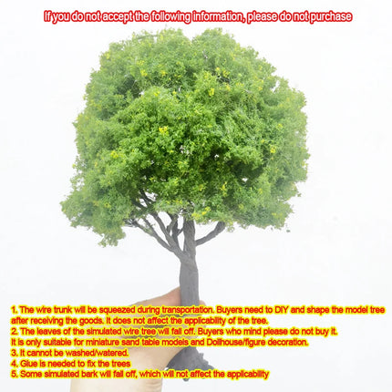1pc 23-30cm Artifical Wire Trees Model Tree Architectural Model Material DIY HanddiyCrafted Tree Train Railway Sandtable Layout