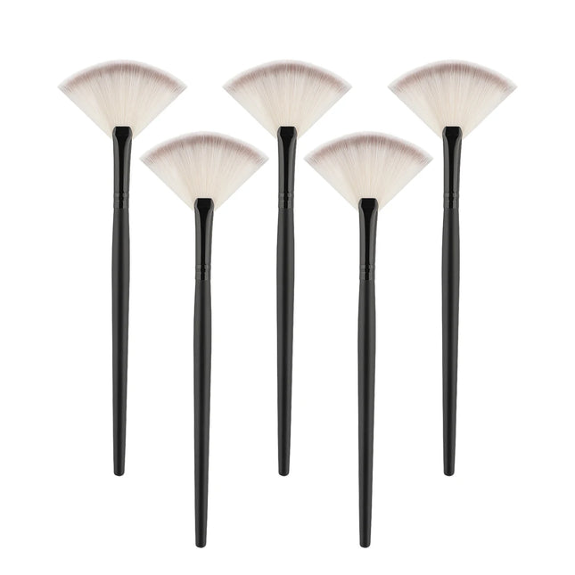 Professional Handmade Makeup Brushes Soft Saibikoho Goat Hair Small Fan Highlighter Eye Shadow Brush Ebony Handle Make Up Brush