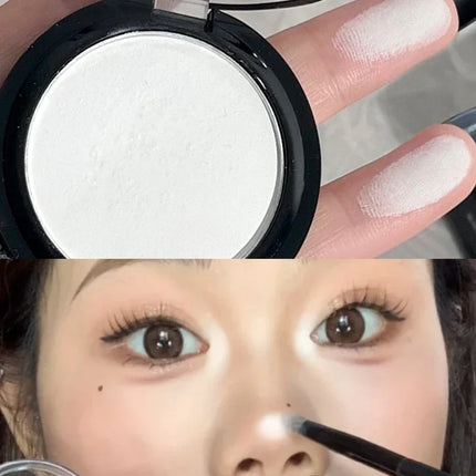 Matte Highlighter Contouring Palette Brighten Nose Shadow Face Contour Powder Monochrome White Bronzer Highlighter Makeup Plate