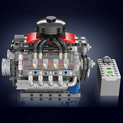 Mould King 10171 Technical Car Building Block Motorized LSX454 V8 Engine Brick Toys Assembly Car Model Parts Kids Christmas Gift