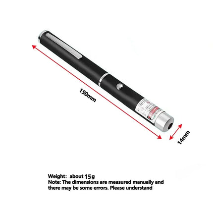 2-in-1 Mini LED Pointer Flashlight Pet Training Torch Scratching Toys for Pets and Cats Christmas Birthday Gifts No Battery