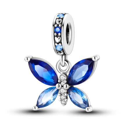 Charm Silver 925 Beads Blue Series Fit Bracelet Charms DIY Original Fashion  Pendants For Jewelry Maing